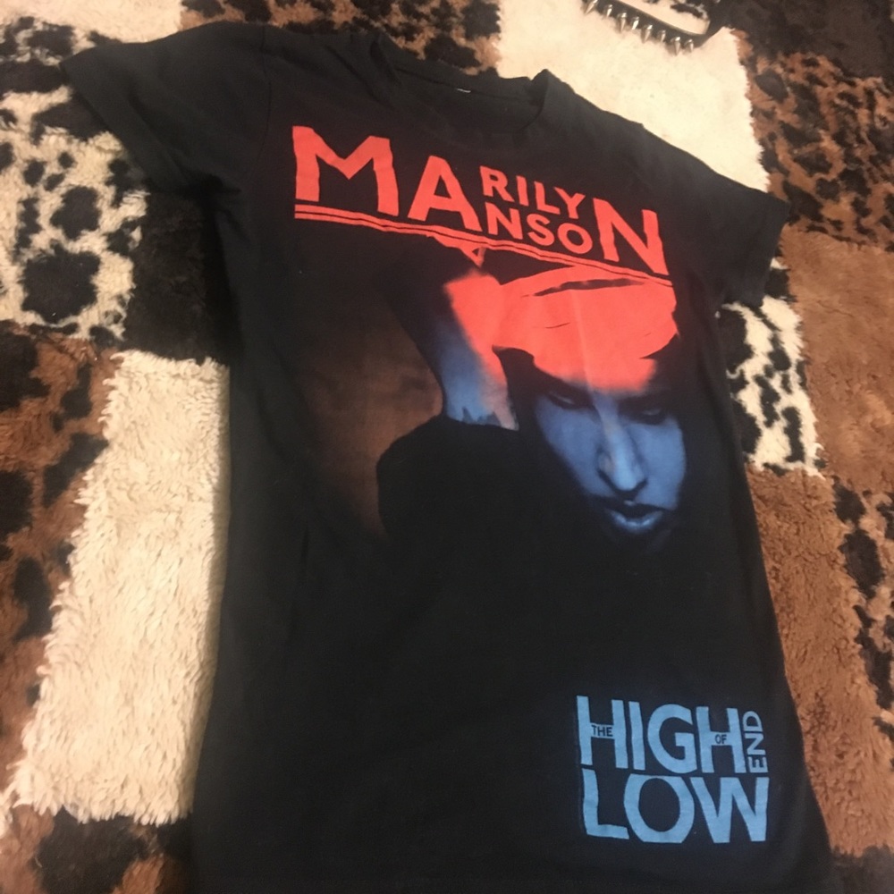 Marilyn Manson T Shirt High End Of Low Vintage S